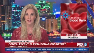 San Diego Blood Bank Seeks Plasma Donations