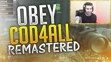 COD4ALL IS BACK! - Modern Warfare Remastered Edition ft. Obey Jylos