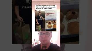 Guy Dresses As Delivery Man To Deliver His Resume Disguised As A Box of Donuts.