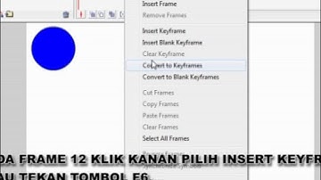 CARA MEMBUAT ANIMASI FLASH DASAR - MOTION TWEEN