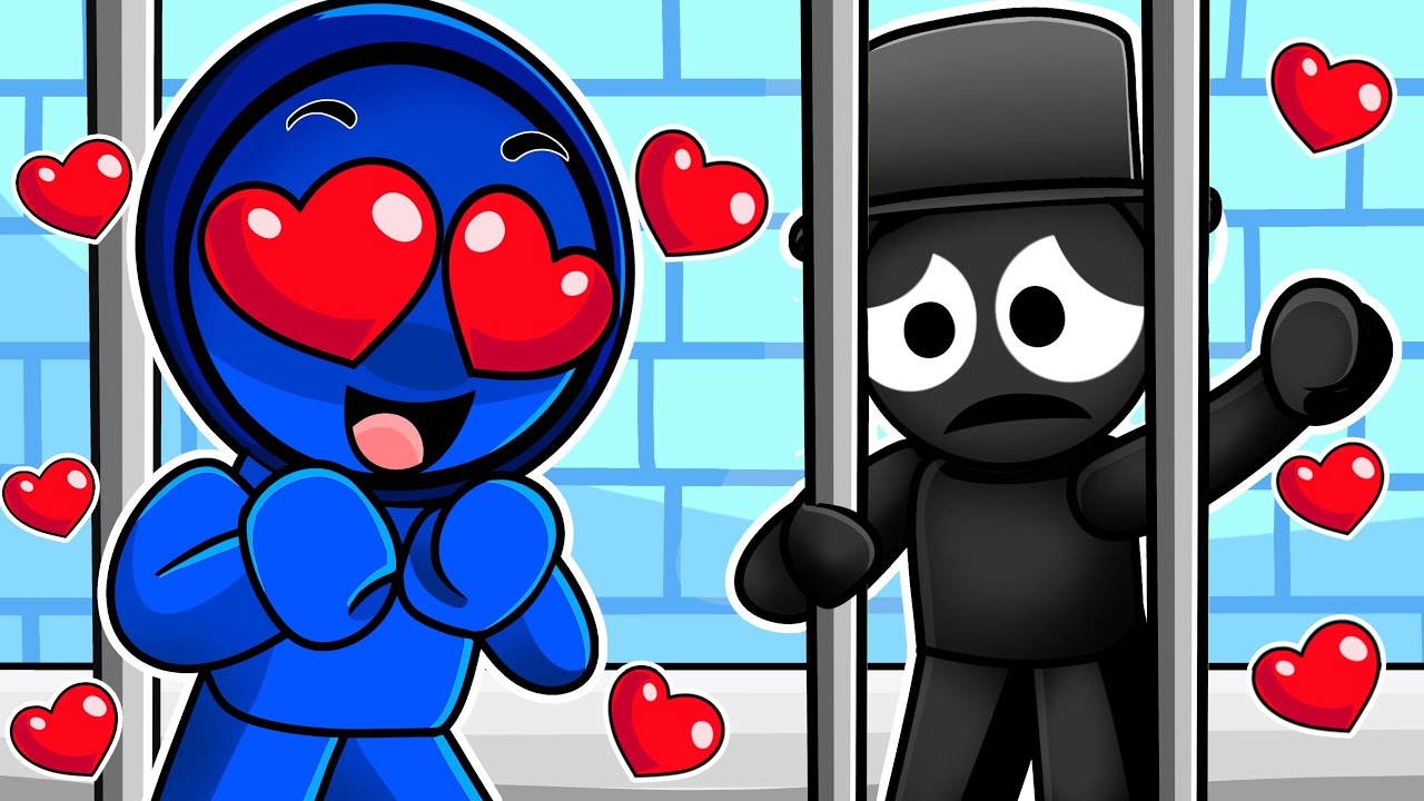 ¡BLACK ATRAPADO en una PRISIÓN de AMOR en Roblox!