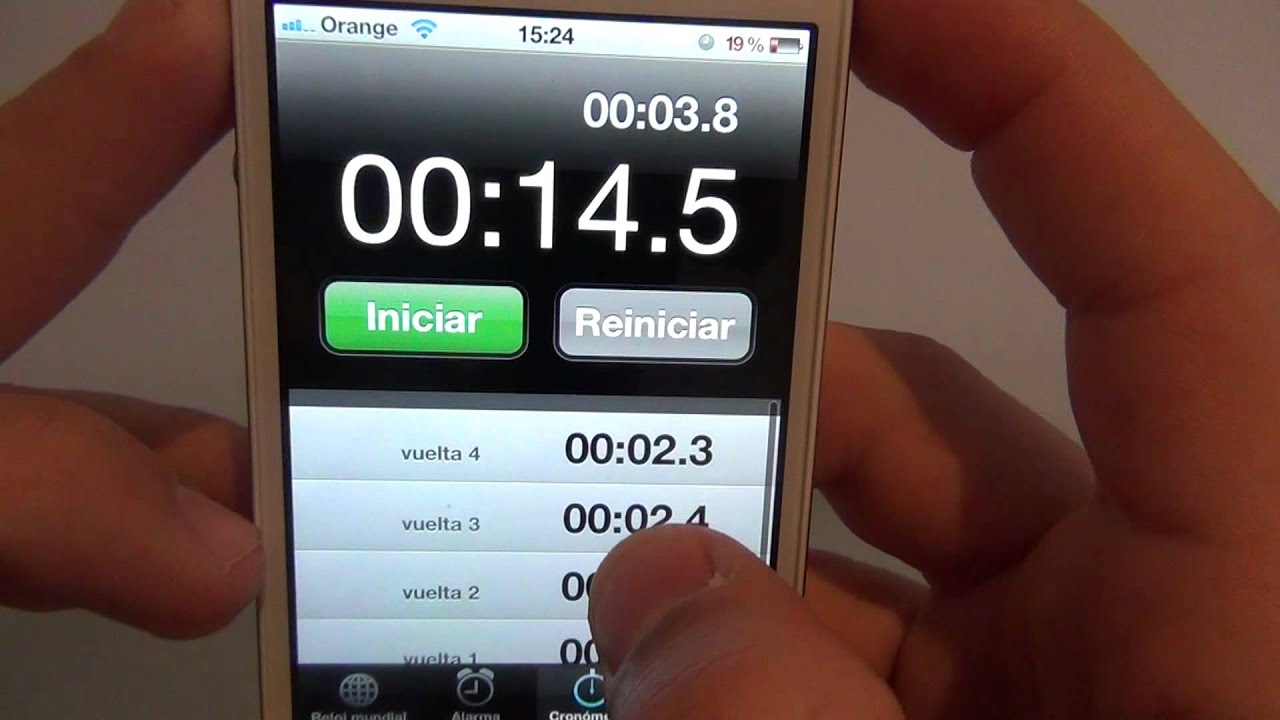 C mo Usar El Temporizador Del IPhone 4 Y 4s YouTube