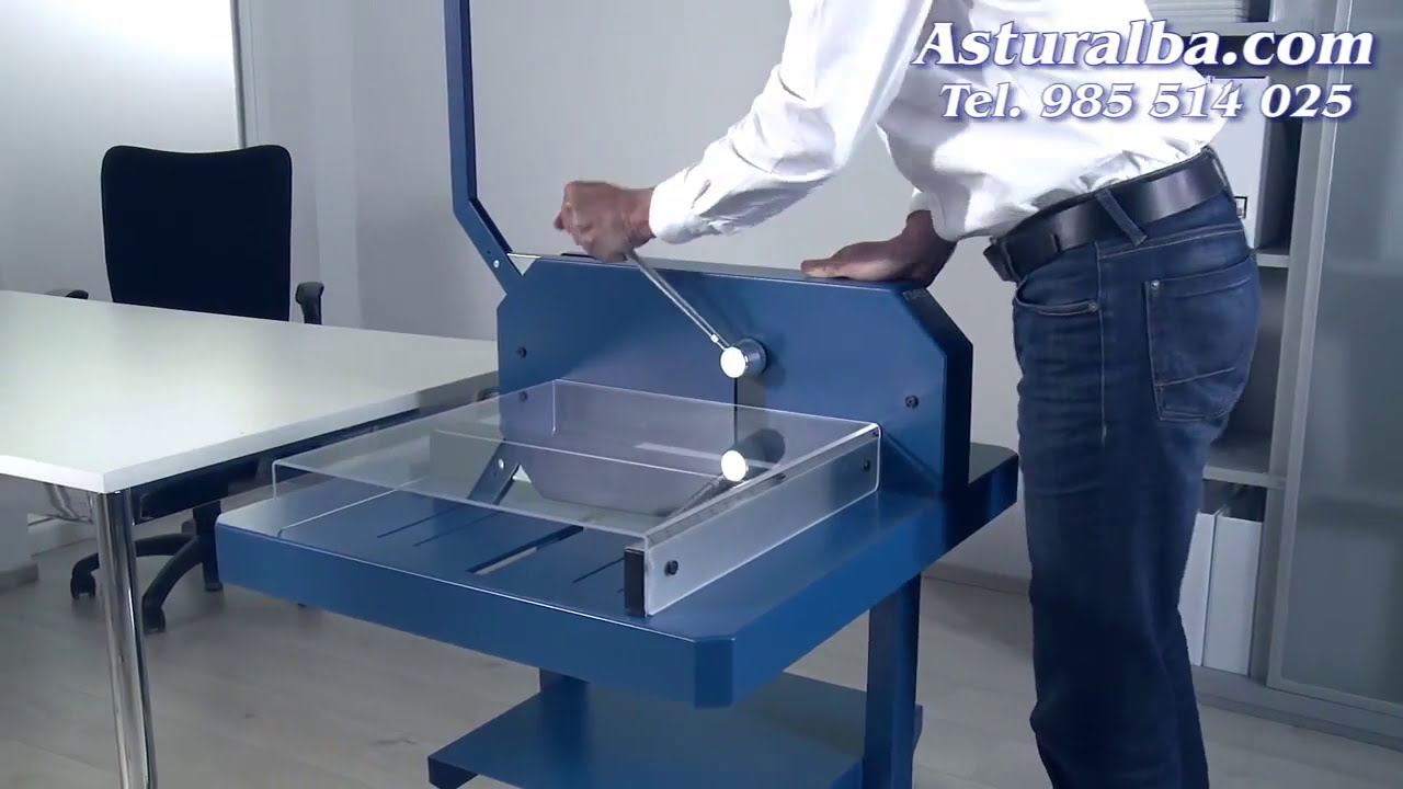 Guillotinas industriales para cortar papel Dahle 846 y 848