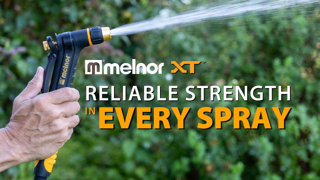 Melnor XT Adjustable Nozzle: Rugged Metal Build with Adjustable