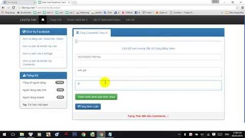 Hướng dẫn lấy ID  stt facebook