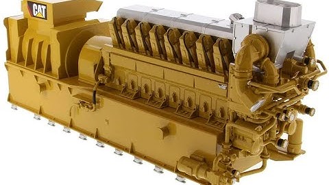 Caterpillar CG 260 16 Gas Engine 4 5 MW
