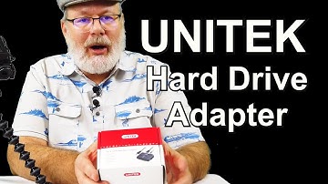 Unitek IDE and SATA Hard Drive Adapter - Recover your data or erase old drives