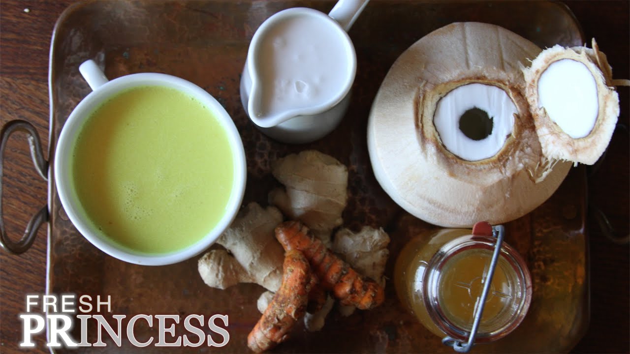 Golden Milk: Turmeric and Ginger Tea with Coconut Milk  |  Fresh P