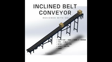 We are designing inclined belt conveyor! Designing the Frame now. Solidworks as the design tool.
