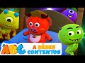 A Bebés Contentos | CINCO MONSTRUOS debajo de la cama - Canciones infantiles | All Babies Channel