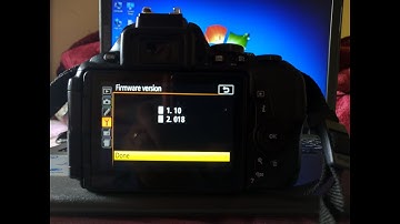 Learn to update Nikon DSLR firmware version ( Nikon D5600 Firmware "C" version update 1.00 to 1.10)