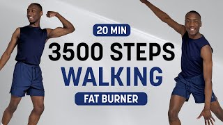 3500 STEPS in 20 Min | Walking Fat Burn Workout | HIIT Workout | Workout To The Beat | Weight Loss