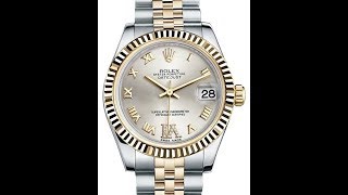 EWC review of the November 2017 unworn Rolex 31mm Datejust with diamond dial.