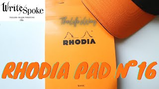 Rhodia Blank No 16 Pad