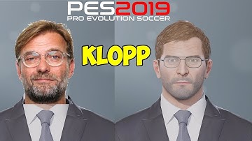 PES 2019 | How to create Jürgen Klopp
