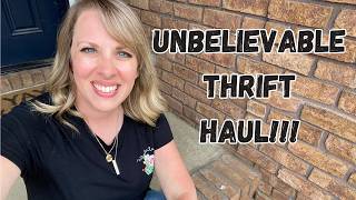 Unbelievable Thrift Haul || You won't believe these deals!