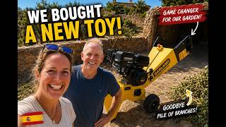 We buy a NEW garden toy - A wood chipper !!