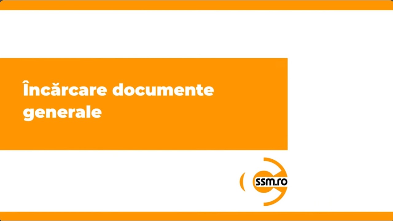 Încărcare documente generale