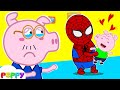 Daddy Is Spider-Man - Peppy Pig and Funny Stories for Kids About Dad | Peppy Family Kids Cartoon