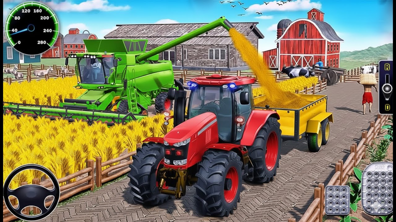 Grand Farming Transport Walkthrough - Real Tractor Driving Simulator 2025 - Android GamePlay