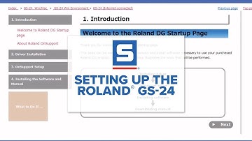 Setting Up the Roland® GS-24