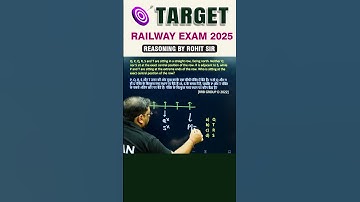 🔥SITTING ARRANGEMENT | REASONING BY ROHIT SIR | #shorts #ssc #rrbntpc #rrbgroupd #radianmensa