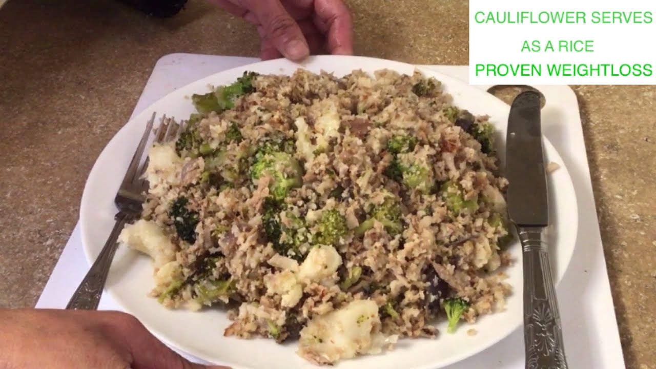 can never stop cooking this recipe/cauliflower with tuna