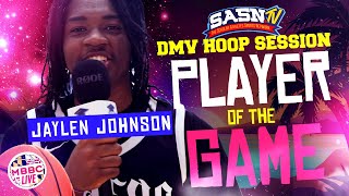 DMV Hoop Session Interviews Guard  Jaylen Johnson