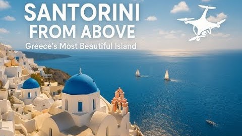 🔥 Tiravel in 5 minutes | Santorini Drone Film – Greece’s Dream Island from Above