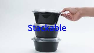 Durable PP Takeout Containers Keep Your Food Safe!