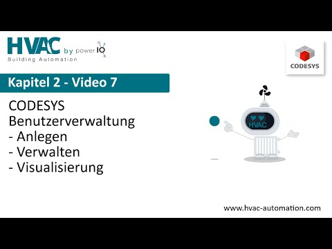 2.7 - HVAC Automation CODESYS: Benutzerverwaltung Anlegen und in der Visualisierung verwenden