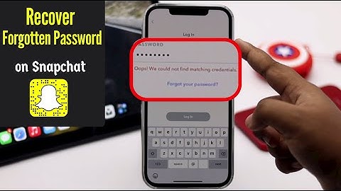 Recover Forgotten Password on Snapchat (2022) | Change Snapchat Password