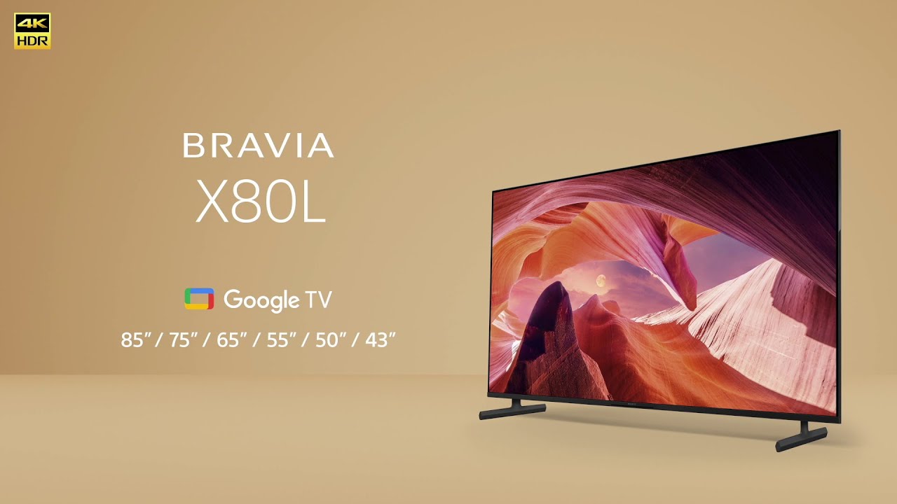 SONY X80L, 55 Inch, 4K Ultra HD, LED, BRAVIA, HDR