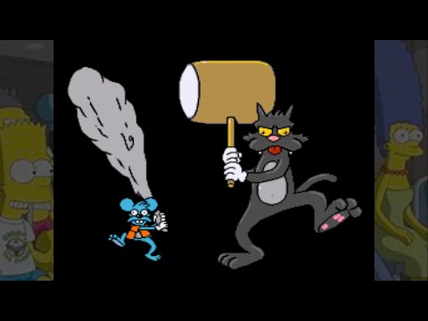 The Itchy u0026 Scratchy Game - Game Over (Sega Genesis)