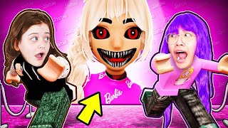 LANKYBOX'S SISTERS Escape EVIL BARBIE In ROBLOX!?