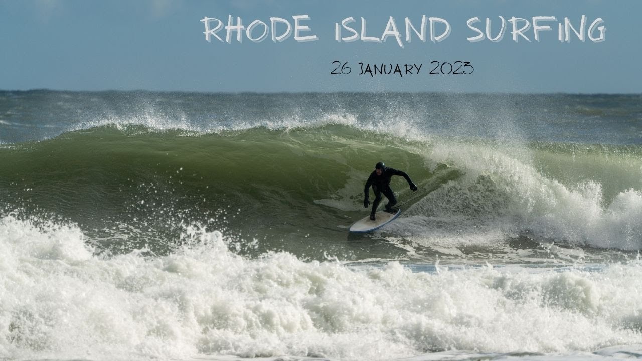 Rhode Island Surfing 26 January 2023 Firing! YouTube