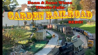Beautiful Garden Railroad! Its SPRING! Lets revisit a great garden railroad