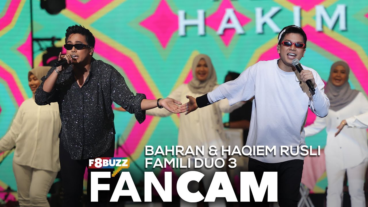 Ariff Bahran & Haqiem Rusli • SI GADIS AYU & HARI INI DAN SEMALAM • Famili Duo 3 • F8Buzz FanCam