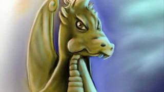 Digital painting process - Toon baby dragon - Process Part 1/2
