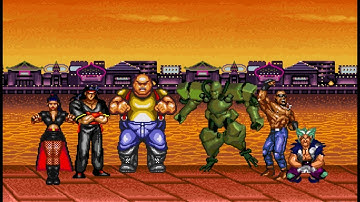 Streets of Rage Remake v5.1 - Mod - Knuckle Bash Remake (Shiva and Rudra gameplay)