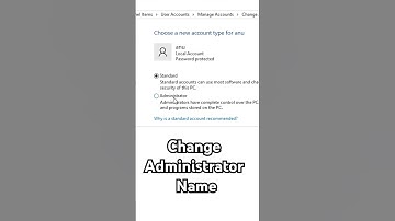 How to Change Administrator Name in Windows 10 PC or Laptop
