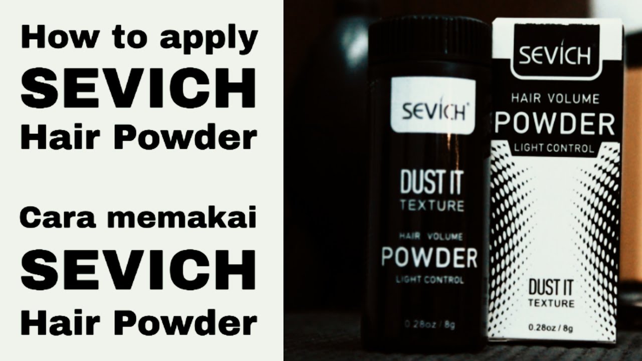 How to apply sevich hair powder / Cara memakai sevich hair powder YouTube