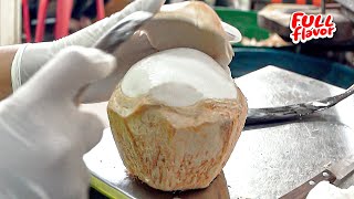BEST! Coconut Cutting Skills | Very Satisfying cutting ASMR