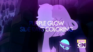 VIDEO STAR TUTORIAL || Side Light Rays Purple Glow Coloring (Video Star Coloring Tutorial)