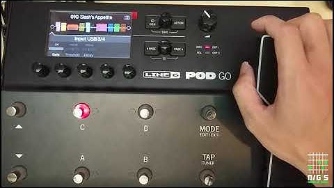 夢成樂器 Line 6 Pod Go Reamp 操作介紹