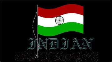 Designing Indian Flag Using C Language