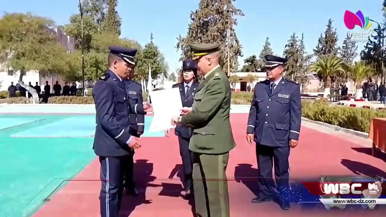 سيدي بلعباس: مراسم تخرج الدفعة السابعة و الثلاثين لأعوان إعادة التربية