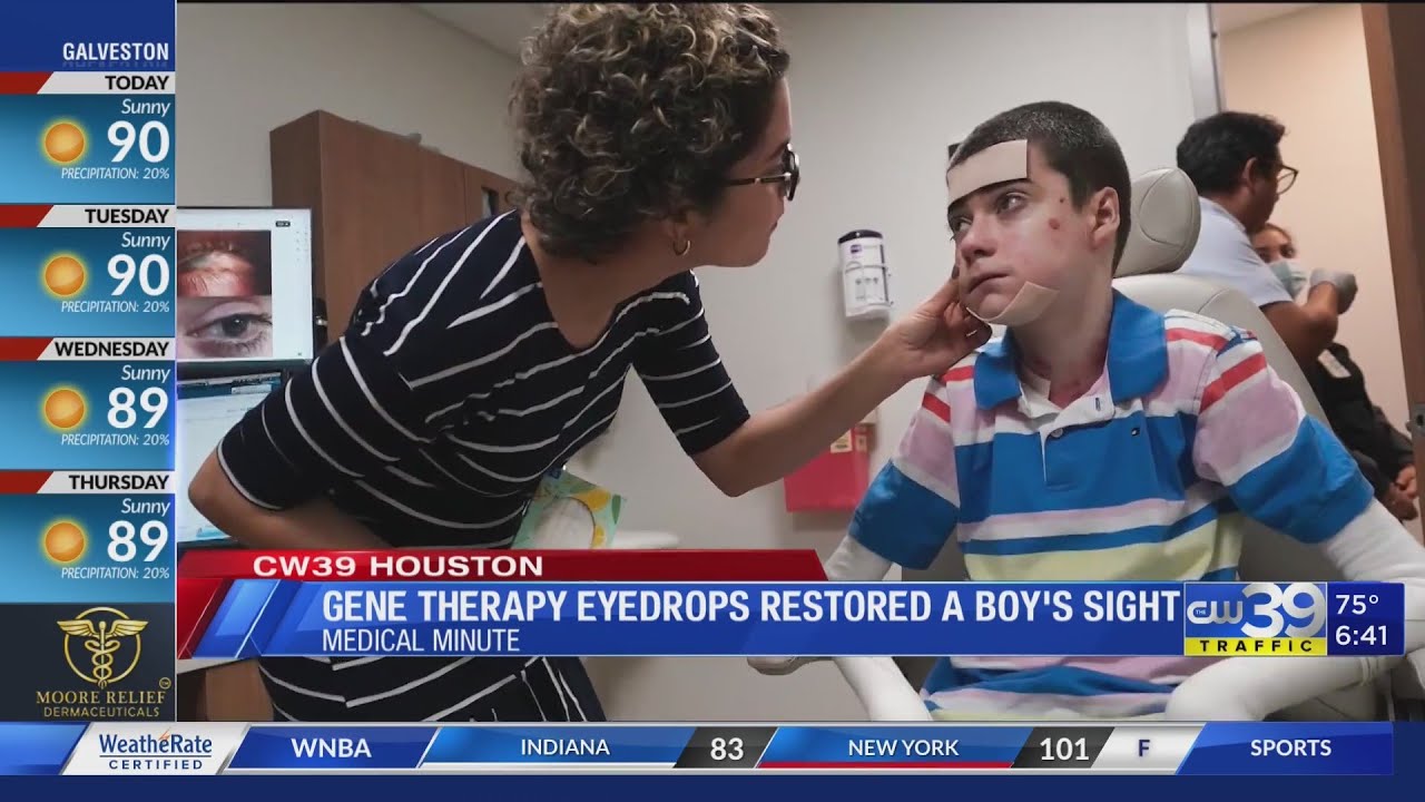 Gene therapy eyedrops restored a boy's sight - Medical Minute, Idolina Perale
