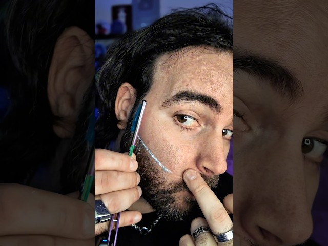 ASMR 🎧 You Won’t Believe My Beard Shaving Sounds like Geiger Counter or Wood? ☢️🪒🪵 #asmr #funny