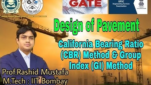 Lec-2| Design of Flexible Pavement |CBR Method & GI Method |Transportation Engineering |RM Classroom